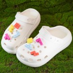 洞洞鞋配饰立体鞋花鞋扣可拆卸DIY鞋带积木俄罗斯方块